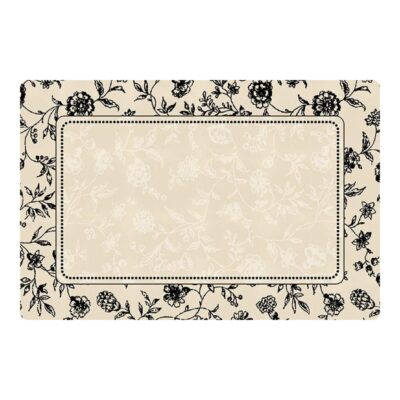 French Secret Garden Waterproof Stain-Resistant Rug