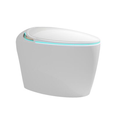 Voice-Activated Smart Toilet with Foam Shield