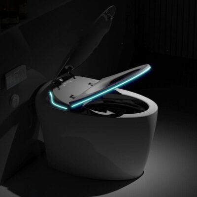 Voice-Activated Smart Toilet with Foam Shield