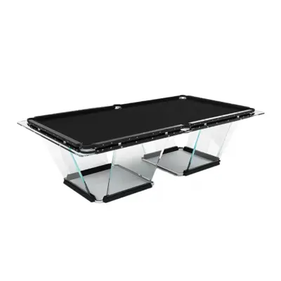 Luxury Glass Pool Table – Standard Designer Edition