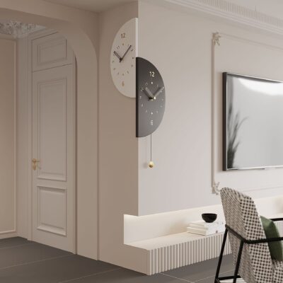 2026 Modern Dual-Sided Silent Wall Clock