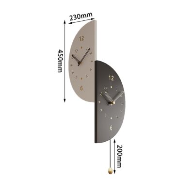 2026 Modern Dual-Sided Silent Wall Clock