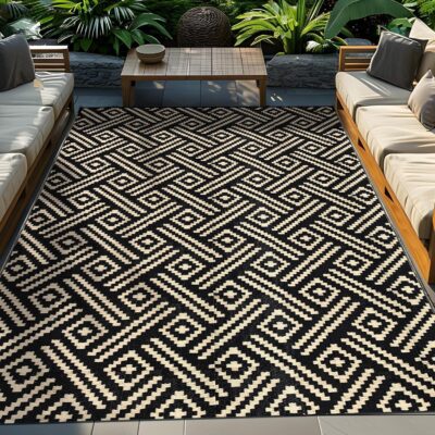 Bohemian Outdoor Vacation & Camping Rug