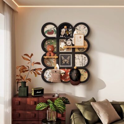 Mid-Century Modern Wall Art & Storage Pegboard