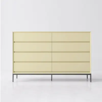 Luxury Modern 8-Door Storage Sideboard for High-End Hotel and Commercial Spaces – Customizable Premium Cabinetry