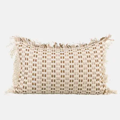 Bespoke Artisan Textural Throw Pillow Collection for Luxury Hospitality and High-End Interior Decor