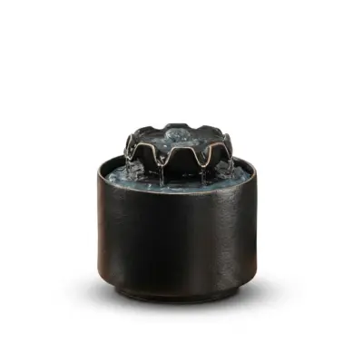 Artisanal Minimalist Zen Ceramic Water Fountain – Customizable Luxury Tabletop Decor for Global Hospitality and Boutique Hotels