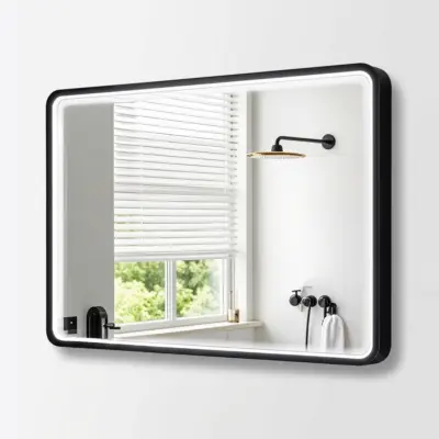 Luxurious Smart LED Bathroom Mirror Cabinet with Touch Screen and Defogger for Five-Star Hotels