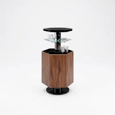 Luxury Motorized Pop-Up Liquor Cabinet