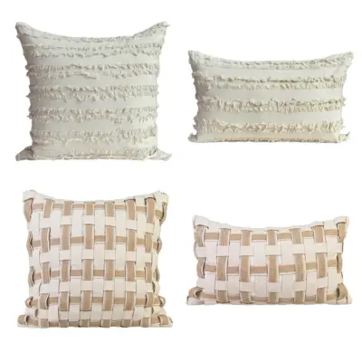 Premium Customizable Cotton Linen Blend Throw Pillow Collection for Global Luxury Hospitality and Boutique Hotel Interior Decoration