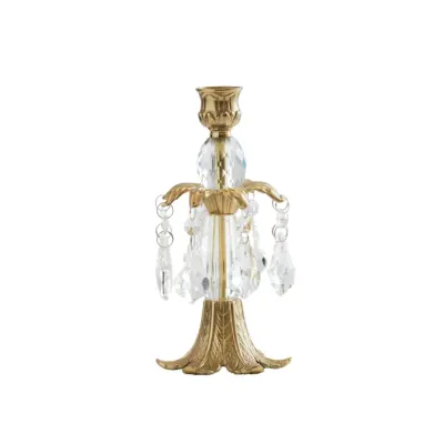 Luxury Custom Gold Aluminum Candle Holder with Glass Hurricane for Elite Hotel Decor