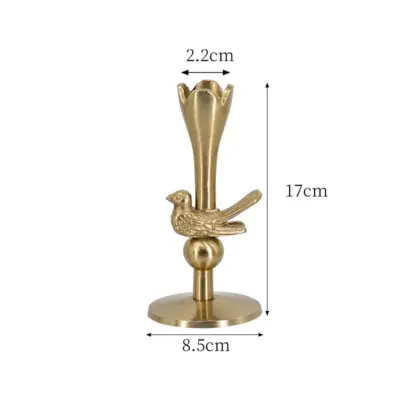 Luxury Custom Gold Aluminum Candle Holder for High-End Hospitality and Global Hotel Decor