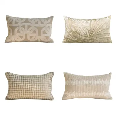Bespoke Luxury Textured Lumbar Throw Pillow Collection for Premium Hospitality and Global B2B Interior Projects