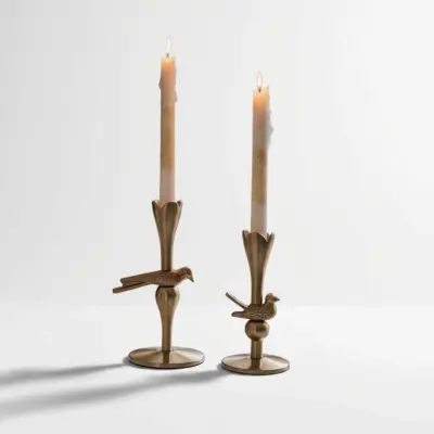 Luxury Custom Gold Aluminum Candle Holder for High-End Hospitality and Global Hotel Decor