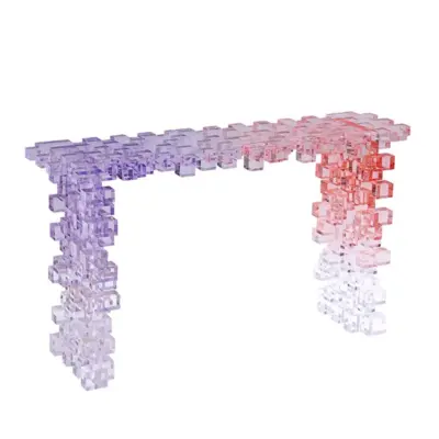 Luxury Gradient Acrylic Console Table (Customizable)