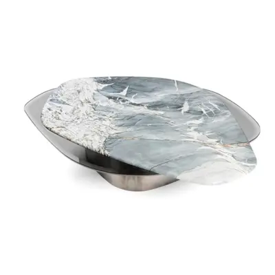 Luxury Organic Marble Coffee Table