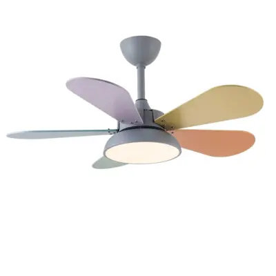 Premium 42-Inch Modern Kids Ceiling Fan with Light – Pure Copper Motor Designer Fan Lamp for Luxury Boutique Hotels and Themed Residential Suites
