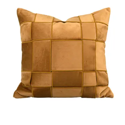 Bespoke Luxury Embroidered Geometric Throw Pillow for Global Hospitality and Premium B2B Interior Projects