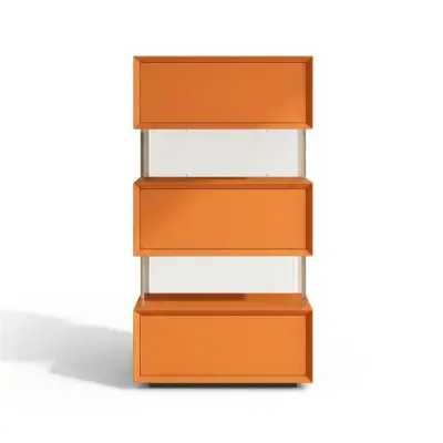 Luxury Floating 3-Drawer Chest for Modern Hotel and Hospitality Decor – Customizable Sustainable Cabinetry