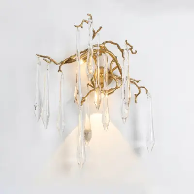 Luxury Crystal Branch Wall Sconce