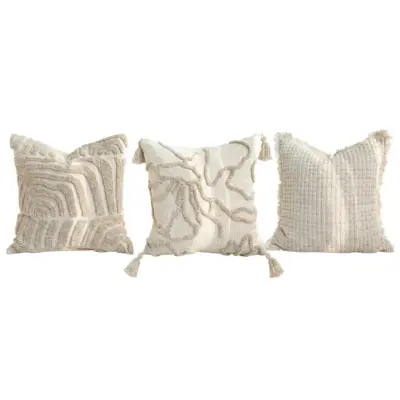 Premium Bespoke White Artisan Throw Pillow Collection for Global Luxury Hospitality and Boutique Interior Decor – Fully Customizable Designs