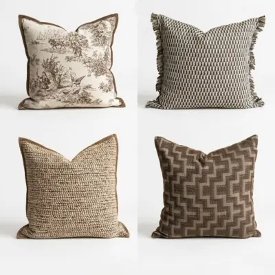 Artisan Luxury Textured Throw Pillow Collection for High-End Hospitality and Bespoke Interior Decor – Fully Customizable