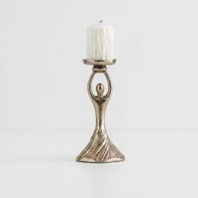 Luxury Custom Gold Metal Candle Holder for Upscale Hotels and Events
