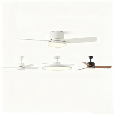 Low Profile & Flush-Mount Ceiling Fans
