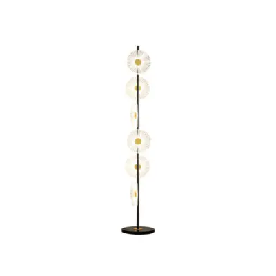 Luxury Modern Minimalist Marble and Iron LED Floor Lamp