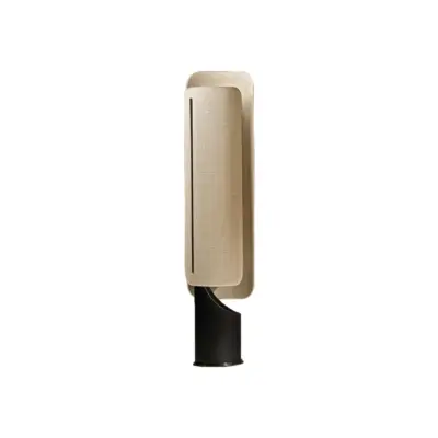Luxury Modern Fabric and Acrylic Floor Lamp with Iron Base for High-End Hotel Suites and Hospitality Decor