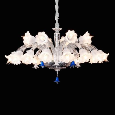 Luxury K9 Crystal Palace Chandelier with 24 LED Lights