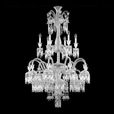 Royal Palace 24-Light Tiered Crystal Chandelier