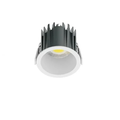 Eco Friendly Aluminum LED Recessed Downlight 10W 20W 30W High Lumen Matte White Commercial Ceiling Spot Light