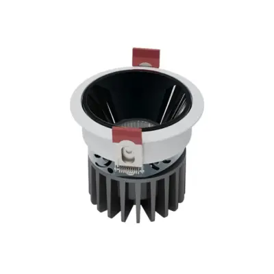 Anti Glare COB LED Recessed Downlight CRI90 Aluminum Ceiling Spotlight Architectural Commercial Lighting