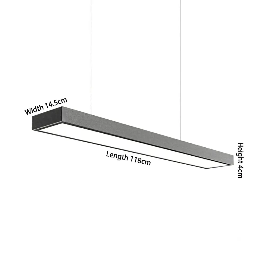 50W Linear LED Office Lighting Fixture