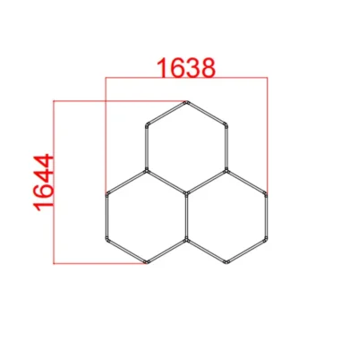 Professional Hexagonal LED Garage Lighting System | Premium Wholesaler & Supplier