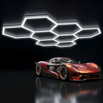 Professional Hexagonal LED Garage Lighting System | Premium Wholesaler & Supplier