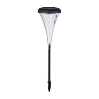 Solar LED Path Light: Dual-Tone Garden Stake Lamp