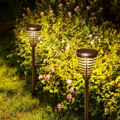 Solar LED Path Light: Warm 3000K Garden Landscape Lamp