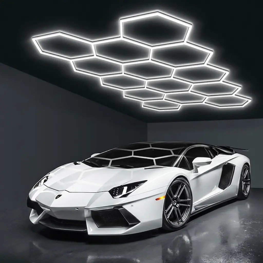 Hexagonal LED Garage Lighting System | Premium Manufacturer & Wholesaler