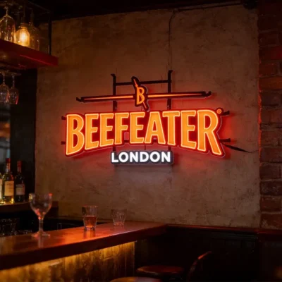 Custom LED Beer Brand Neon Sign – Retro Bar Wall Decor (150cm x 100cm)