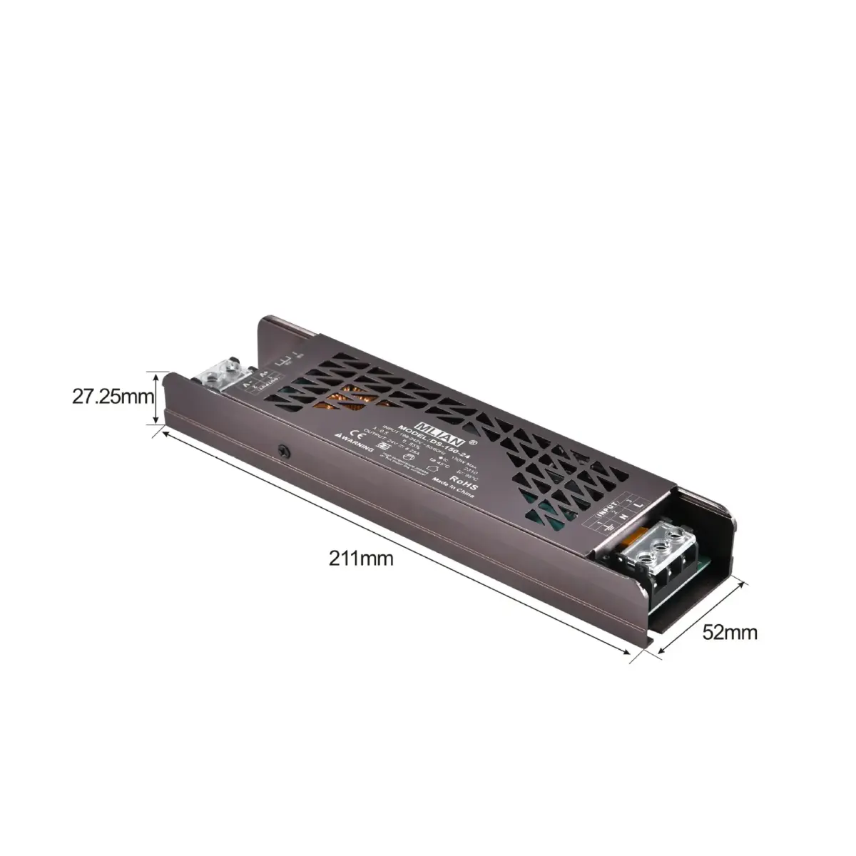 150W dimmable LED power supply unit module.