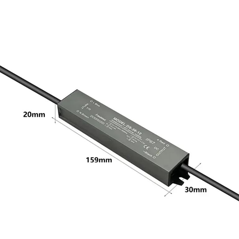 echnical icons highlighting the features of our LED power supply.