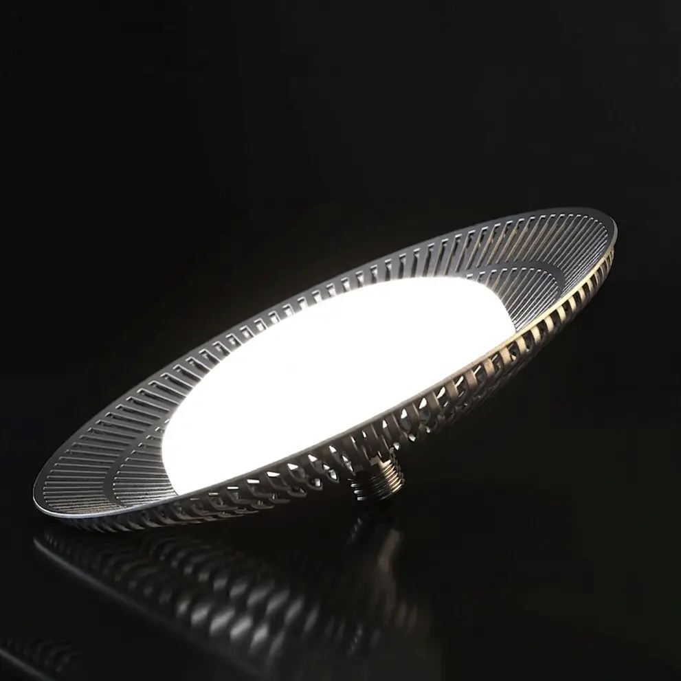 WaBrite 100W LED UFO bulb AC220V E27 base aluminum commercial ceiling lamp glowing white light