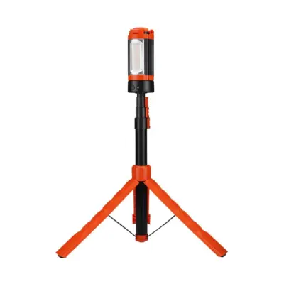 Rechargeable Telescopic LED Work Light Waterproof Tripod Site Floodlight for Industrial Construction and Emergency Maintenance Operations