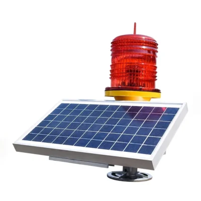 Solar LED Aviation Obstruction Light – High-Efficiency Warning Beacon
