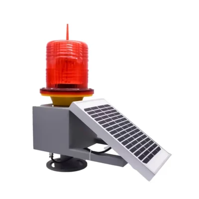 Solar LED Aviation Obstruction Light – High-Efficiency Warning Beacon