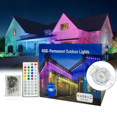 RGB Permanent Outdoor Lighting – IP67 Waterproof LED Architectural Soffit & Eaves Lights (15m-75m)
