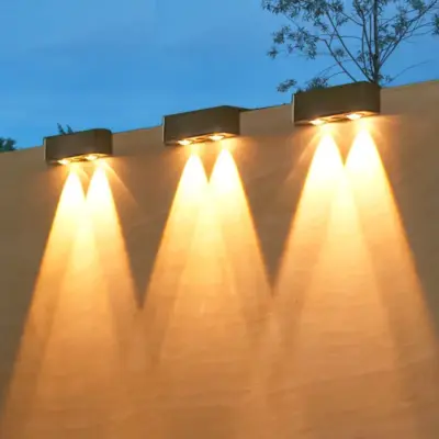 Solar Outdoor Wall Washer Fence Light – Energy Efficient LED Fixture