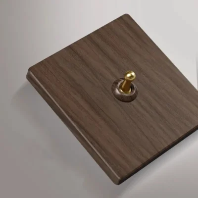 Premium Wood Grain Wall Switch and Socket Series
